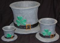 LEPRECHAUN HAT PLANTER SET